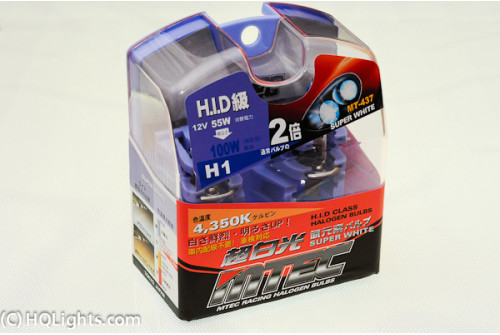 MTec H1 Super White bulb kit, 4350K, 55W