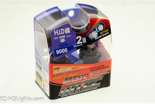 MTec 9006 HB4 Super White halogen bulbs, 55W 4350K