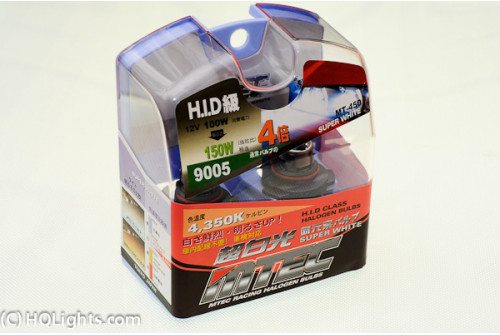 MTec 9005 HB3 Super White halogen bulbs, Racing 100W 4350K