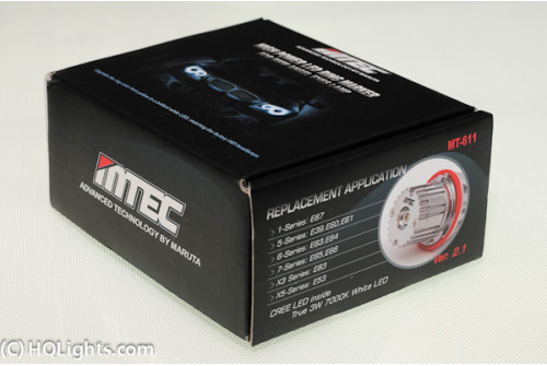 Mtec High Power Ring marker for BMW Angel Eyes Lamp E87 E39 E60 E61 E63 E64 E65 E66 E83 E53 - 7000K, 2 LED 6W (v3.0)