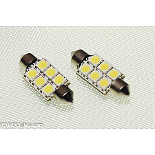LED-lampa, C5W, 37mm, 1W, Supervit 6000K, Canbus, Mtec