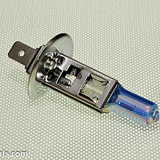 Halogenlampa H1, 55W, 4750K, Cosmos Blå Vit, Mtec