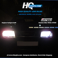 Halogenlampa 65W 4750K Cosmos Blå Vit HB4, Mtec