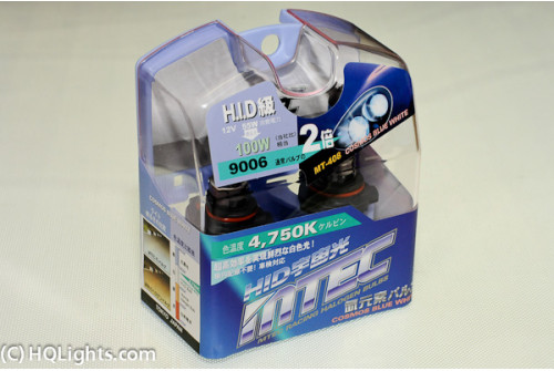Mtec 9006 HB4 Cosmos Blue White halogen bulbs, 65w 4750K