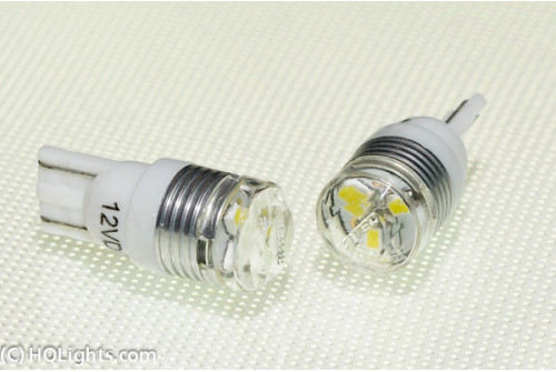 Mtec T10 5W5 194 168 LED billampor, canbus error-free, 1W vit xenon look kit (2 st)