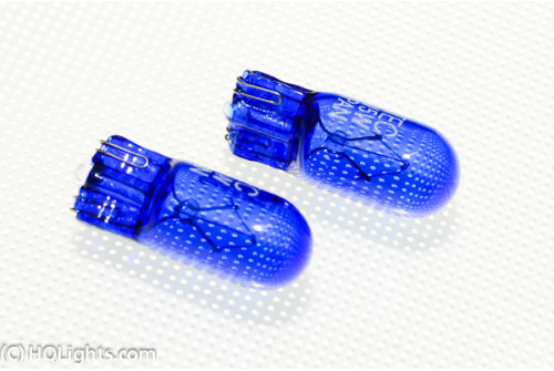 Mtec T10 lampkit, 5W blå-vit, 2st