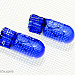 Mtec T10 lampkit, 5W blå-vit, 2st
