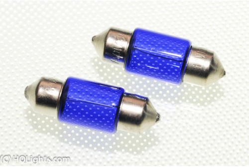 Mtec spollampa C5W 10W blå vit, xenon look (2st per kit)