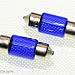Mtec spollampa C5W 10W blå vit, xenon look (2st per kit)