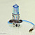 Halogenlampa H3 100W 4750K Blå Vit, Mtec