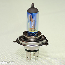 Halogen Bulbs, H4, Racing, Cosmos Blue White, 4750K, 100/90W, Mtec