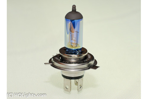Mtec H4 Racing Halogen Bulbs Cosmos Blue White, 4750K, 100/90W