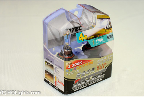 Mtec 9005 HB3 Golden Style halogen bulbs, Racing 100W 3300K