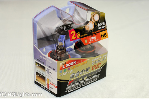 Mtec H8 Golden Style halogen bulbs, 35W 3300K