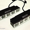 LED-lampa, Superljus, 5 Cree LED, MTec