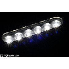 Undervattenslampor, 6 LED, Vit