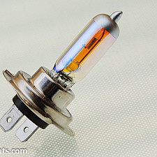 Halogen Bulbs, H7 55W 3300K Golden Style, Mtec