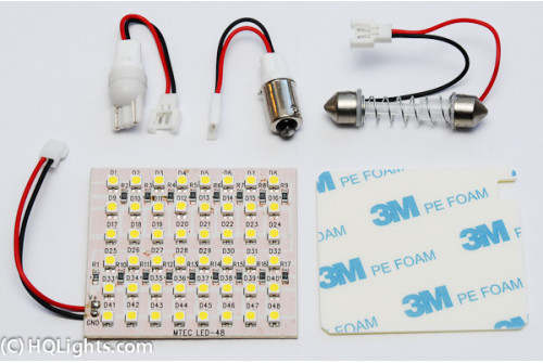MTec Extreme Evolution roof lamp DIY kit, 48 High Power Cree LEDs, 7000K