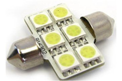 C5W LED lamp, 31mm, 1W White