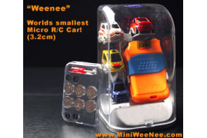 Mini Weenee - micro R/C bil, världens minsta radiostyrda bil (utan betterier)