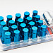 Wheel nuts Rays M12 x 1,50 50 mm 60°, aluminium, blue, 20 pcs incl. adapter and lock nut