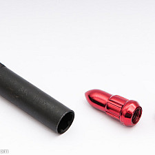 Hjulmutter Kula M12 x 1,50 46 mm 60°, Stål, Röd, 4 st Inkl. Dual Adapter