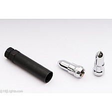 Hjulmutter M12 x 1,25 46 mm 60°, Stål, Silver, 4 st Inkl. Dubbeladapter