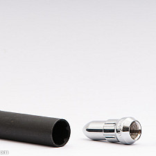 Hjulmutter M12 x 1,25 46 mm 60°, Stål, Silver, 4 st Inkl. Dubbeladapter
