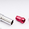 Hjulmutter M12 x 1,50 33 mm 60°, Stål, Röd, 16st Inkl. Dubbeladapter
