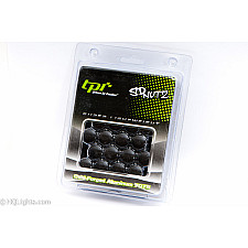 Hjulmuttrar M12 x 1,50 33 mm 60° Stål Krom, 20st Inkl. Adapter, TPI
