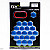 Hex Bolt/Nut Caps, 19mm, 20 Pcs, Blue, TPI