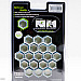 TPI 19mm Hex Bolt/Nut Caps, 20 pcs, red