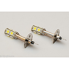 LED-lampa, H1, 9 LED, 2 st.