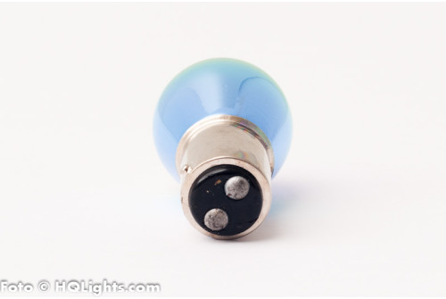 MTec BAY15D S25 (1157) brake lamp, white / blue light, silver / rainbow surface, 21/5W, 1 lamp