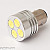 LED Bulb, BA15S (P21W), 4W, Turn Signal/Stop Light, Yellow