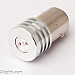 BA15S (P21W) 1 LED, 1W turn signal / stop light, yellow, 1pc