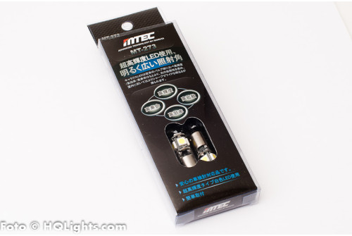 MTec Super Bright BAX9S 360-grader 5 x SMD LED kit, 7000K (2st)