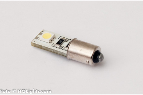 BA9S 2 x SMD LED lamp, 6000K, 1 lamp