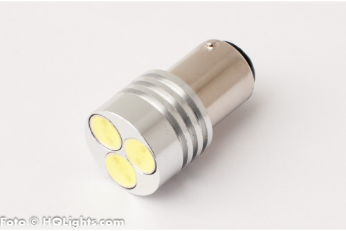 BAY15D (1157) bromsljus 3 LED, 3W 1 st