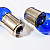 Glödlampor G18 BA15S P12W, Naturligt Blåglas, Xenon-Look Vit Sken, 2-Pack, Mtec