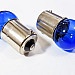 Mtec High Performance glödlampor G18 BA15S P12W 1156, naturigt blåglass, xenon-look vit sken , 2 glödlampor