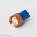 T10 strobe, blixljus LED, blå, 1st