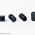Air Vent Cap, Universal, Aluminum, 4 Pcs, Black