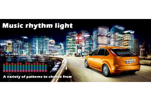 Car Sticker Music Rhythm Light Sound Activated Equalizer sticker
