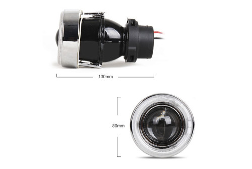 CCFL Projector Lights Fog Lamps, 2 12V 55W Halo Angel Eyes, H3 Bulb (2 lamps)