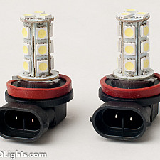 LED Bulb, H11, 18 LEDs, 2 Lamps
