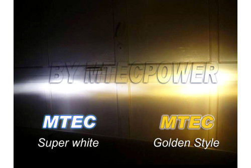Mtec H3 Golden Style halogen bulbs, Racing 100W 3300K
