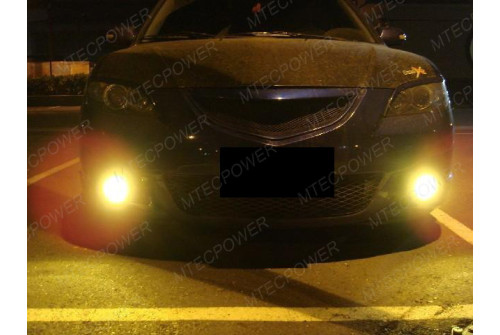 Mtec H3 Golden Style halogen bulbs, Racing 100W 3300K