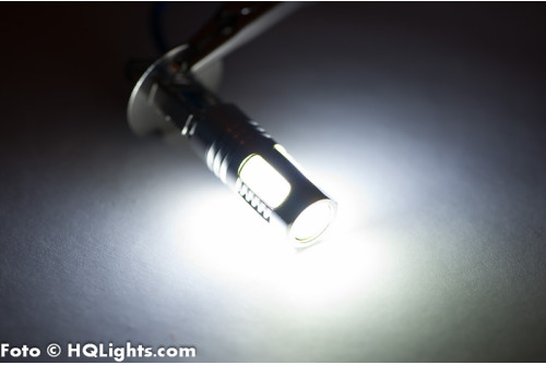 H3 Xtreme LED, extra powerfull 7.5W 400LM, 5 led, white 6000K (1 lamp)