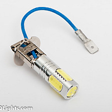 LED Bulb, H3, 7.5W, 400LM, 5 LED, White 6000K, Extra Powerful (1 Lamp), Xtreme